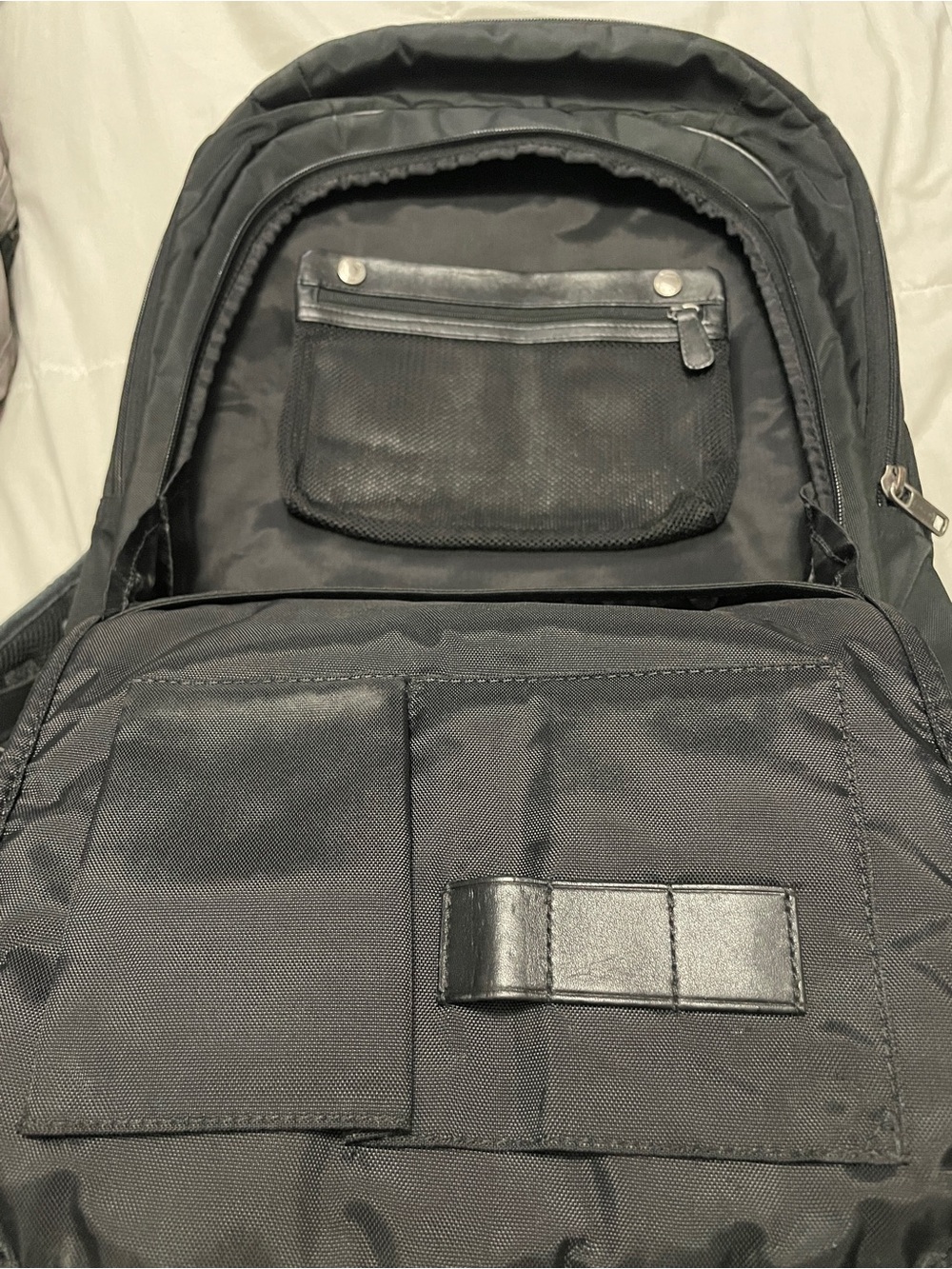 Coach Y2K Black Nylon Backpack with Silver Hardware unisex - Picture 3 of 13